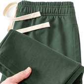 宽松休闲裤 100%纯棉重磅直筒卫裤 子425克 加厚款 长裤 男士 春秋冬季