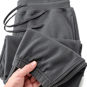 束脚裤 春秋款 男女休闲宽松运动重磅长裤 360克针织毛圈布收脚卫裤