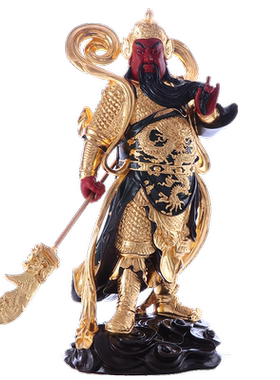 韦陀供奉关二爷摆件佛像