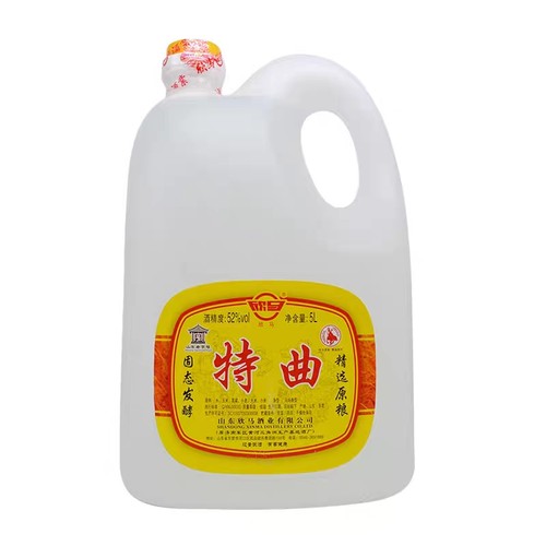 欣马特曲桶装52度5升马场特产纯梁酒酿造固态发酵原产地东营发货