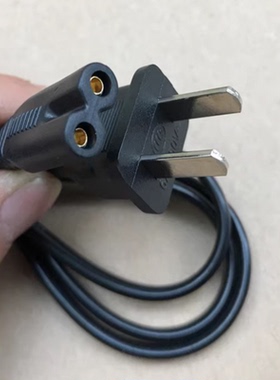 适用双孔2头两八8字形充电器线250V充电线2.5A插头XT25智能保护应急启动电源6A汽车220V电源线0.3配3A音响箱