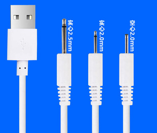 适用女生按摩棒圆尖頭DC圆孔充电器具通配震动棒跳蛋数据线情趣成人用品针形充电源线伸缩机冲夫妻共振锁精环