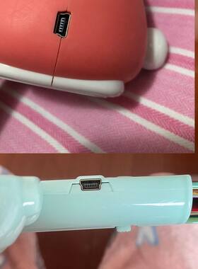 扁头乐乐鱼充电线点读画本充电器