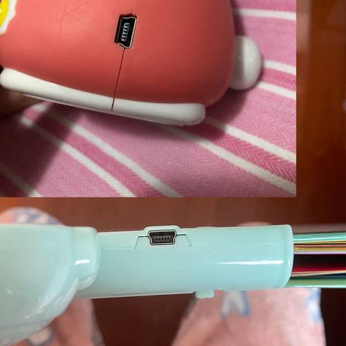 扁头乐乐鱼充电线点读画本充电器