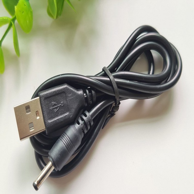 扁頭圆口充电器DC5V数据线USB綫