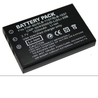 battery pACK CNP-30/K5000 3.7v 1500mah电池板摄像相机1150MAH