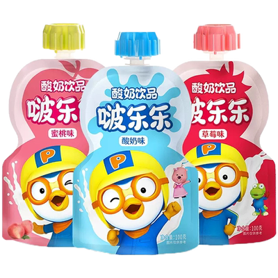 啵乐乐100G酸奶饮品pororo