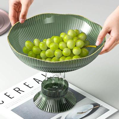 水果盘家用客厅茶几2025新款高颜值现代轻奢风沥水托盘网红干果盘