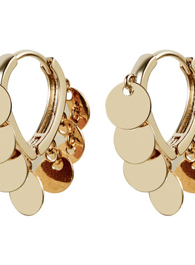 Fashion Gold Color Vintage Hoop Earrings for Women Trendy