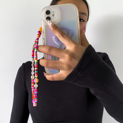 Boho Trend Colorful Soft Clay Rope for Cell Mobile Phone