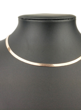 women necklace Gold Blade Chain on Neck Choker Necklace