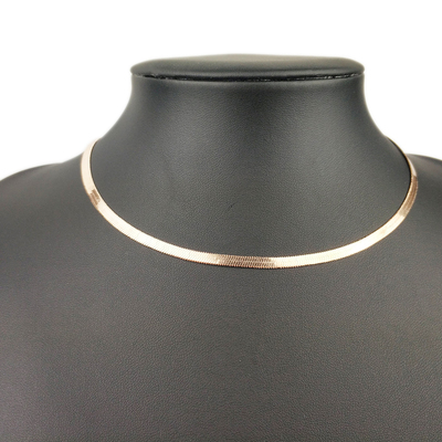 women necklace Gold Blade Chain on Neck Choker Necklace