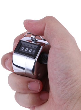 New 4 Digit Number Mini Hand Held Tally Counter Digital Golf