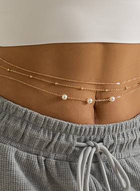 New Trendy Minimalism Thin Belly Chains for Waist Women