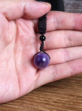 Nature Royal Amethysts Pendant Necklaces Women Natural Bead