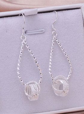 925 Silver Color for women drop earrings Special explosion