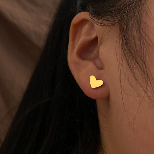Stainless steel Earrings 2023 Trend Korean Sweet Heart