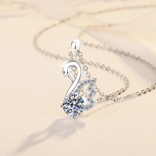 Silver Necklace Pendant Cute for Women Sterling-Silver