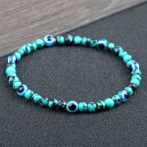 New Fashion Evil Eye Elastic Bracelet Women Men Turkish