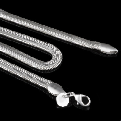 925 Sterling Silver Chain Fashion Sliver Necklace High
