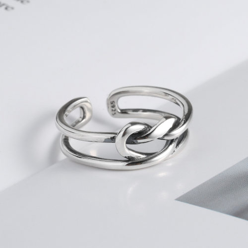 Korean temperament ring female open ring simple wild persona