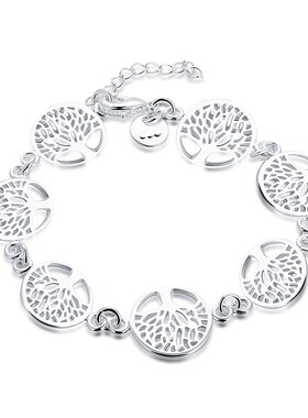 New  wedding 925 sterling silver bracelet beautiful Tree
