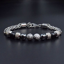 Elviragirl Natural Stone Beaded Bracelet For Women Men
