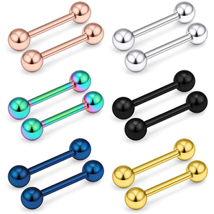 14G 16G Stainless Steel Externally Threaded PA Tongue