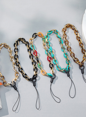 2022 Trendy Bohemia AAcrylic Mobile Phone Chains Women