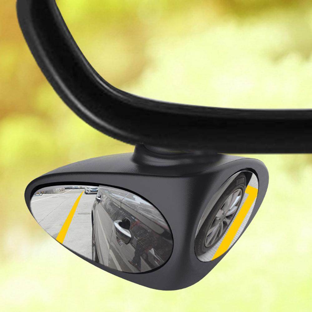 Car Rearview Blind Spot Zone Mirror Wide Angle Dual Side Gl