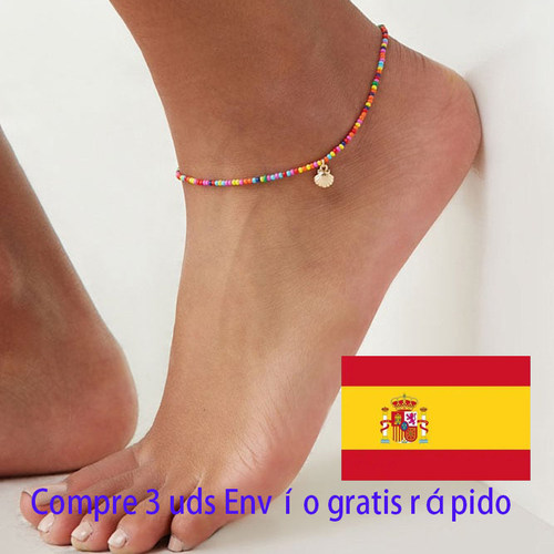 Fashion Ankle Bracelet Colorful Crystal Beads Anklets for