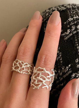 S925 Silver Rings for Women Geometry Creative Minimalist