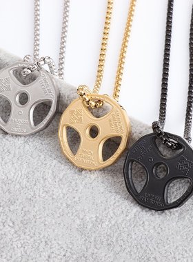 Titanium Steel Dumbbell Pendant Gym Fitness Equipment