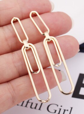 Simple Jewelry Multi-layers Chain Hollow Geometric Paper