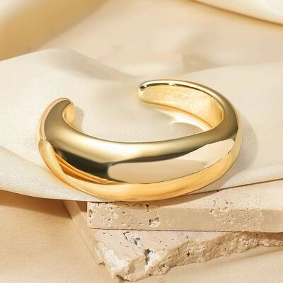 Irregular Cuff Bracelets for Women Punk Gold Silver Color