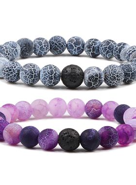 10 Colors Buddhist Natural Stone Beaded Bracelet Charm