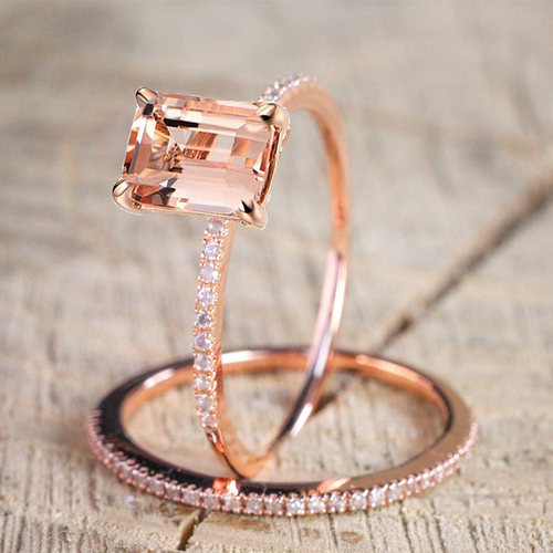illed White Crystal Zircon Wedding Engagement Ring Size 6-1