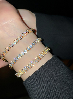 New Korean Shiny AAA Cubic Zirconia Bracelets For Female