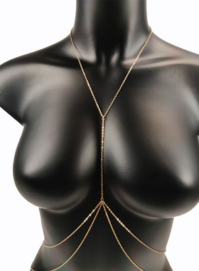 Body Jewelry Sexy Chest Chain Bikini Belly Chains for Women