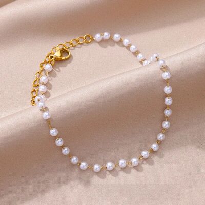 Imitation Pearl Anklets for Women Summer Beach Accessories