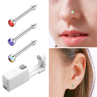 New Nose Studs Piercing Gun Disposable Painless Ear Piercing