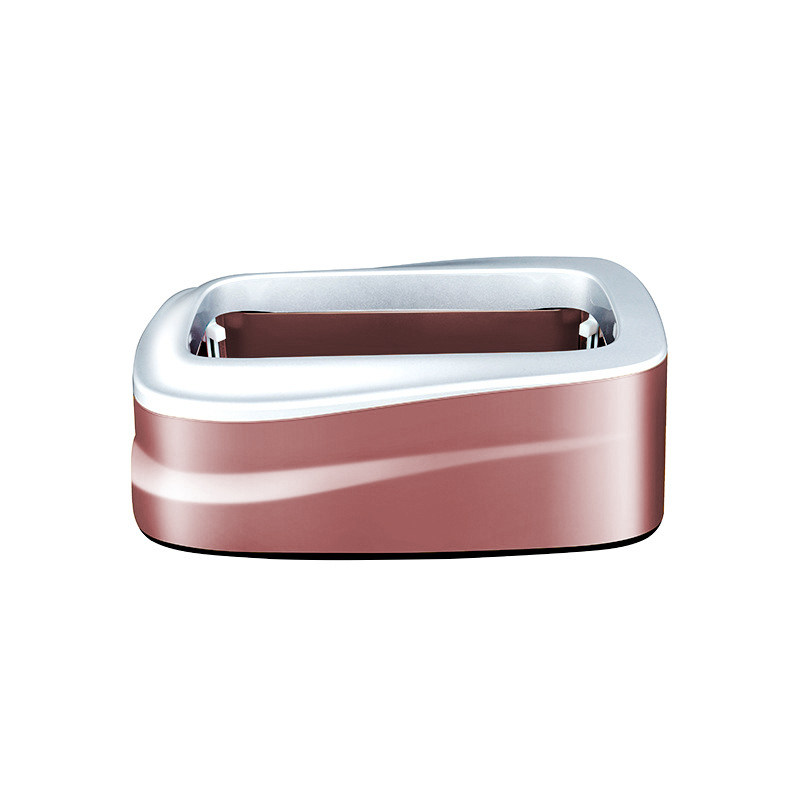 敏胤全自动升级款鞋套机LM002玫瑰金+银色盖（送100个鞋套）