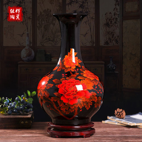 景德镇陶瓷花瓶高档水