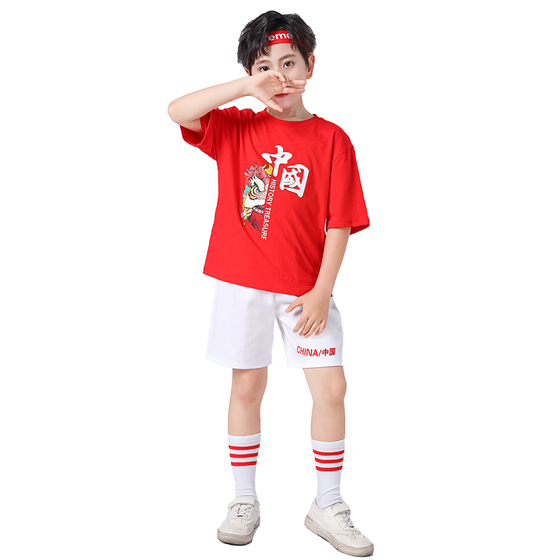 六一兒童節(jié)啦啦操隊表演服裝小學(xué)生運動會班服幼兒園爵士演出服