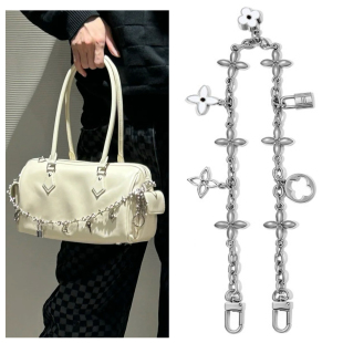 饰链 链条装 适用lv biker机车包彩色链子挂饰改造缪思女神LISA同款