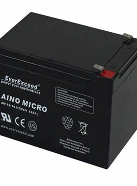 EverExceed 蓄电池 AINO MICRO AM12-14 12 Volt 14AH 免维护电池
