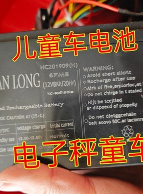 TIANLONG蓄电池6FM8 12V8AH/20HR儿童玩具车童车四轮车电池