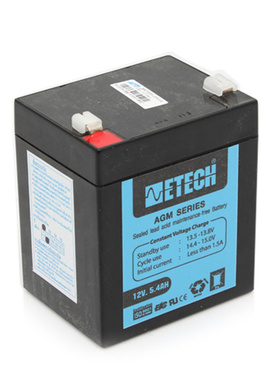 ETECH蓄电池 12V.5.4AH 免维护可充电电池