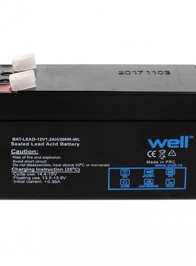 WEll蓄电池BAT-LEAD-12V1.2AH/2