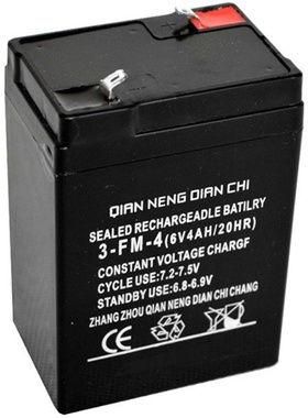 QIAN NENG OIAN CHI蓄电池3-FM-4 6V4AH/20HR电子称 仪器仪表电池